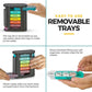 7 Days Medicine Medical Pill Box 28 Grids Weekly Pill Case Storage Box Travel Medicine Box Holder Tablet Organizer