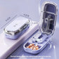 New Pill Cutter 1/2 1/3 1/4 Crusher Grinder with Stainless Steel Blade for Accurate Pill Alignment Travel Home Medicin