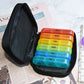 Pill Box 7 Days Organizer 21Grids 3 Times One Day Portable Travel With Large Compartments For Vitamins Medicine Fish Oils