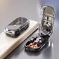 New Pill Cutter 1/2 1/3 1/4 Crusher Grinder with Stainless Steel Blade for Accurate Pill Alignment Travel Home Medicin