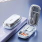 New Pill Cutter 1/2 1/3 1/4 Crusher Grinder with Stainless Steel Blade for Accurate Pill Alignment Travel Home Medicin