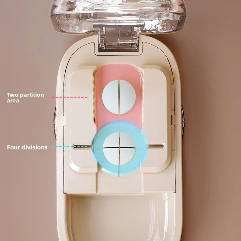 New Pill Cutter 1/2 1/3 1/4 Crusher Grinder with Stainless Steel Blade for Accurate Pill Alignment Travel Home Medicin