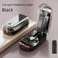 New Pill Cutter 1/2 1/3 1/4 Crusher Grinder with Stainless Steel Blade for Accurate Pill Alignment Travel Home Medicin